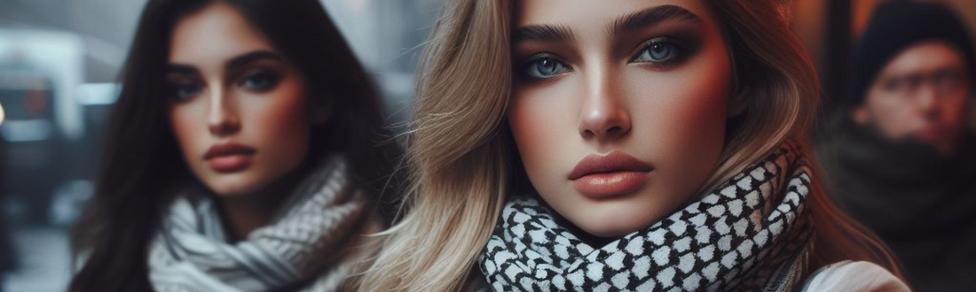 Elevate Your Style: Discover Elegant Ways to Wear Kufeyeh with Kufeyeh.com's Rapture Collection.