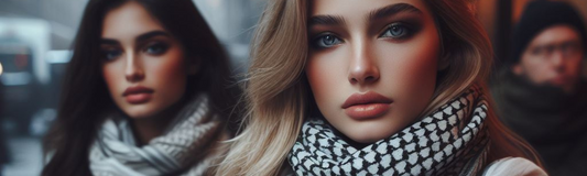 Elevate Your Style: Discover Elegant Ways to Wear Kufeyeh with Kufeyeh.com's Rapture Collection.