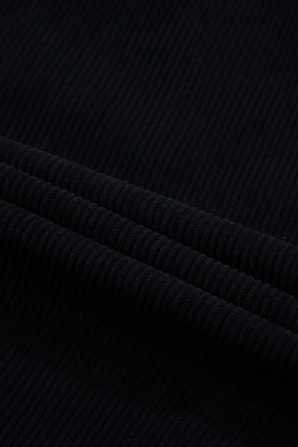 Midnight Bazaar Patchwork Buttoned Corduroy Shacket