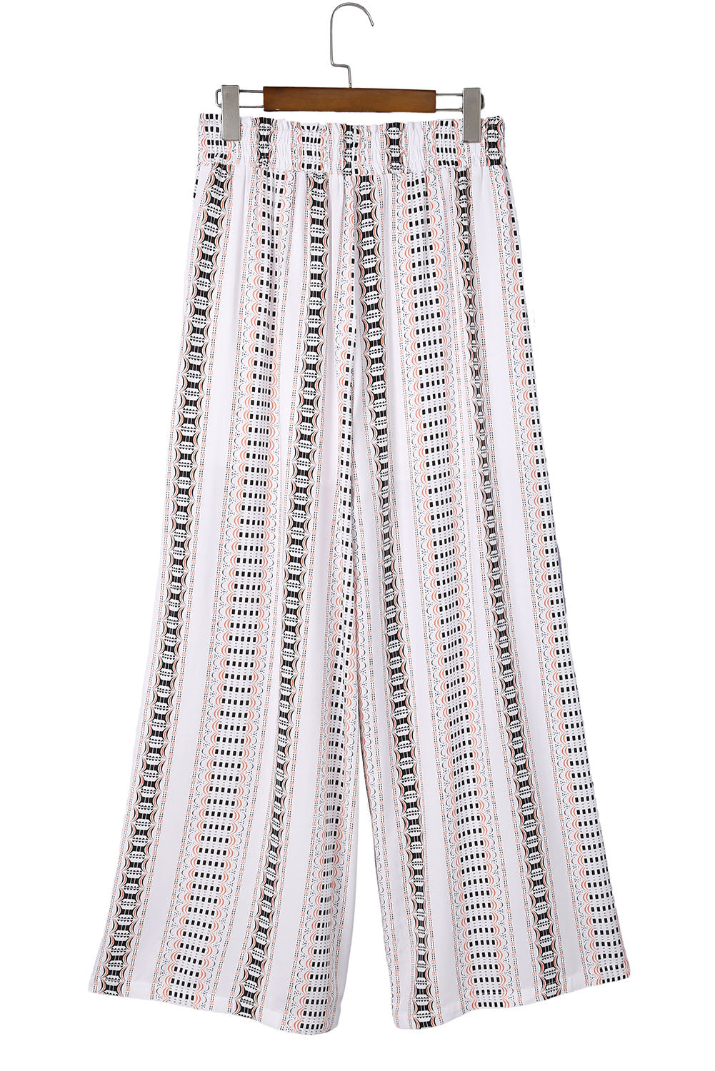 Byblos Breeze - Geometric Shirred Wide Leg Pants