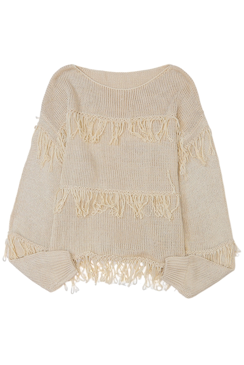 Nomadic Sands Tasseled Knitted Sweater