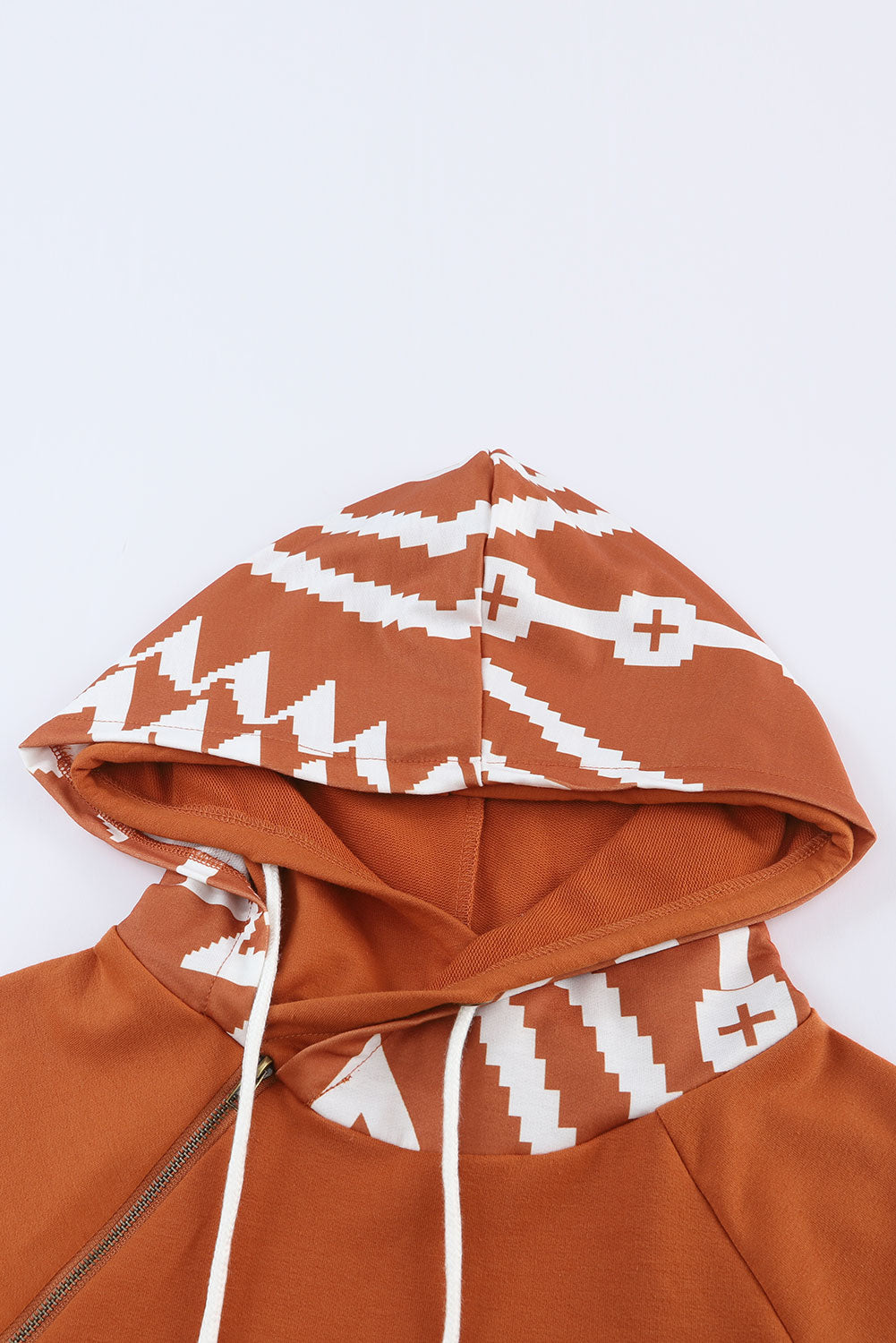 Saharan Patchwork Thumb Hole Hoodie