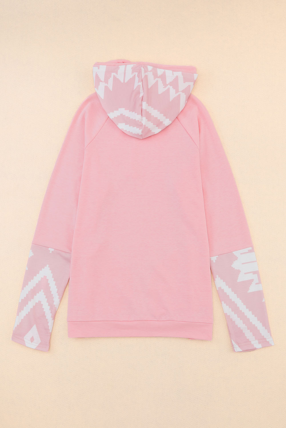 Saharan Patchwork Thumb Hole Hoodie