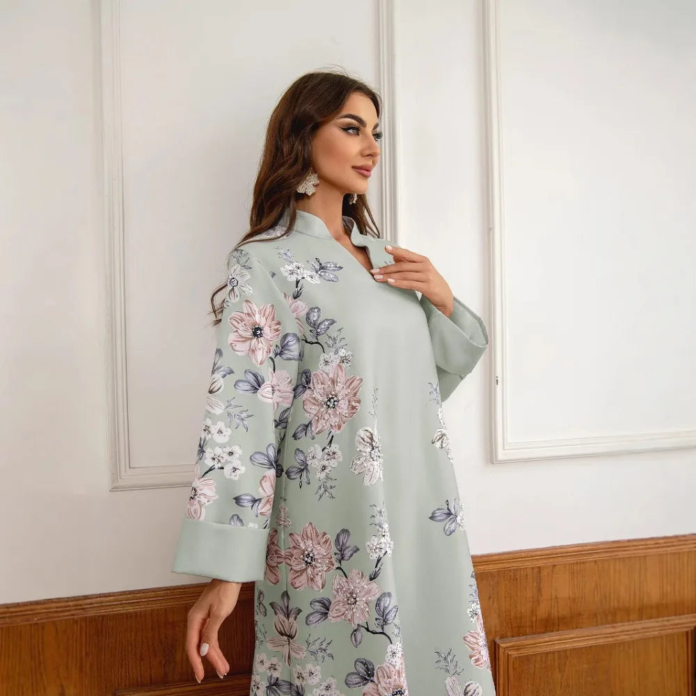 Silk Blend Saudi-Inspired Abaya for Women – kufeyeh.com