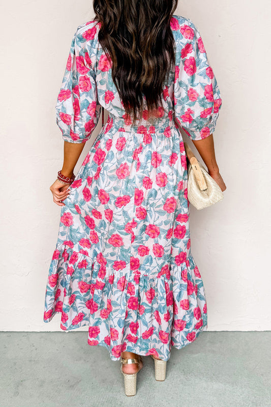 Granada Bloom — Midi Dress