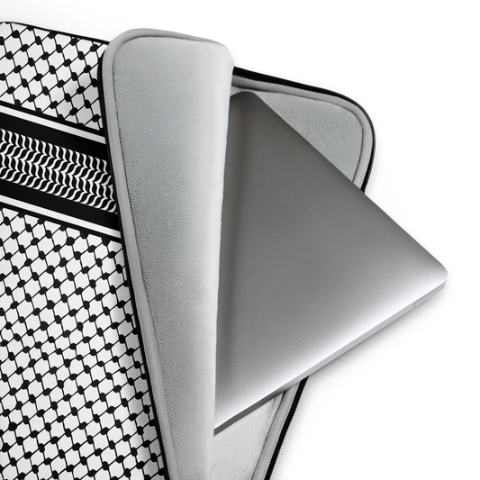 Laptop Sleeve - Palestinian Kufeyeh Pattern