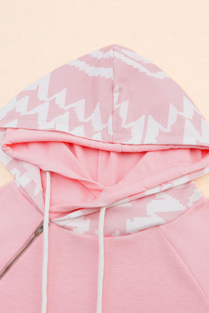 Saharan Patchwork Thumb Hole Hoodie