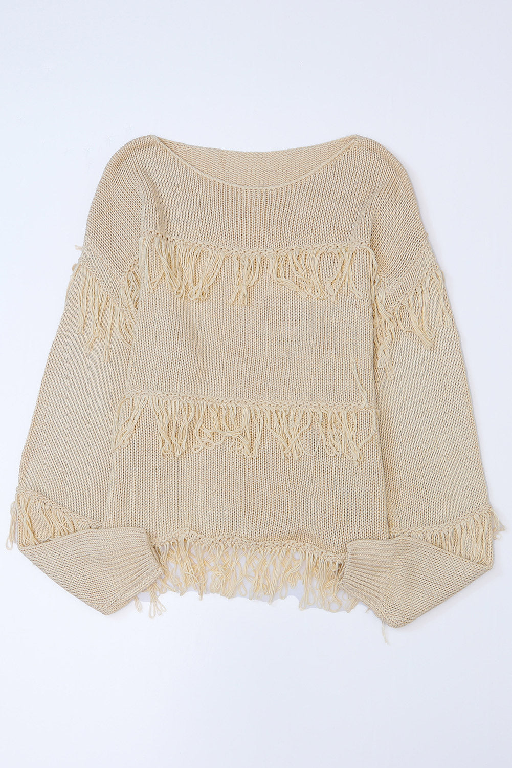 Nomadic Sands Tasseled Knitted Sweater