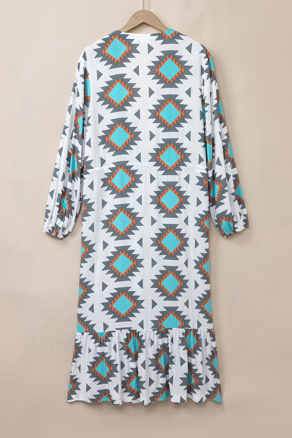 Casablanca Sands - Print Duster Open Front cardigan