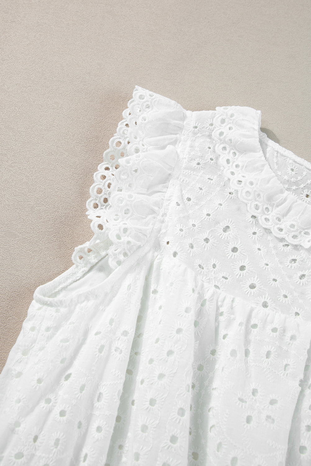 Moroccan Dream | White Elegant Flutter A-line Short Dress