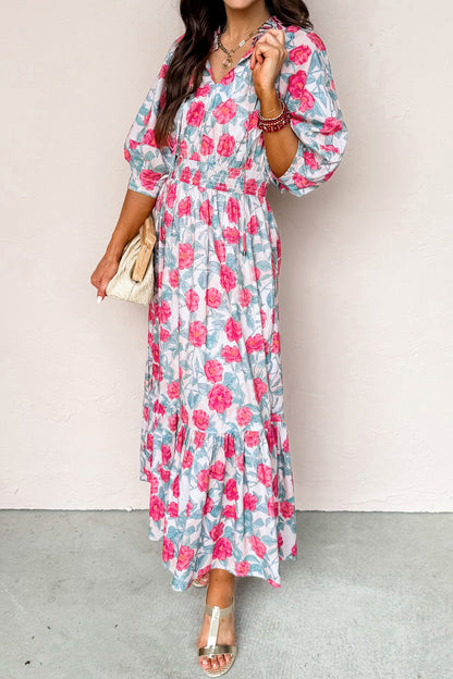 Granada Bloom — Midi Dress