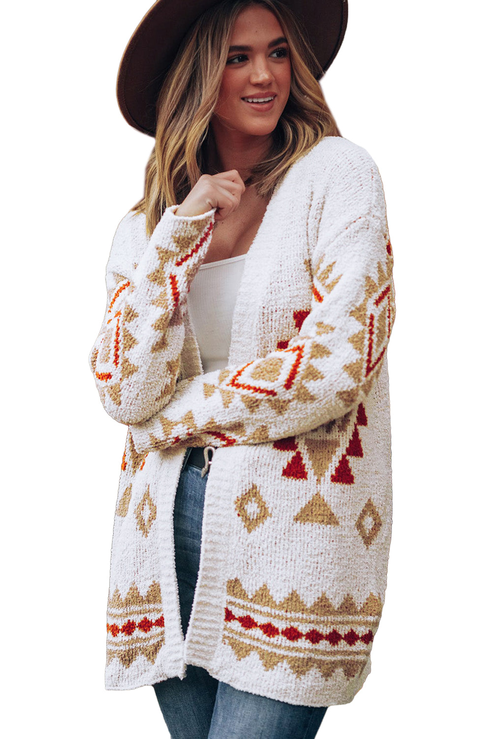 Pearl Mirage Open Knitted Cardigan