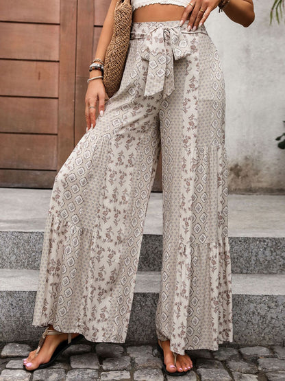 Desert Mirage | Printed Wide Leg Pants