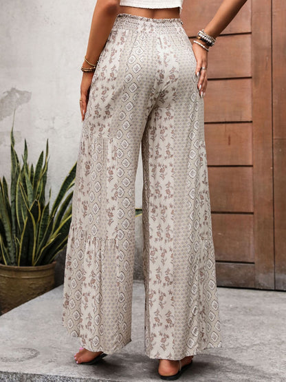 Desert Mirage | Printed Wide Leg Pants