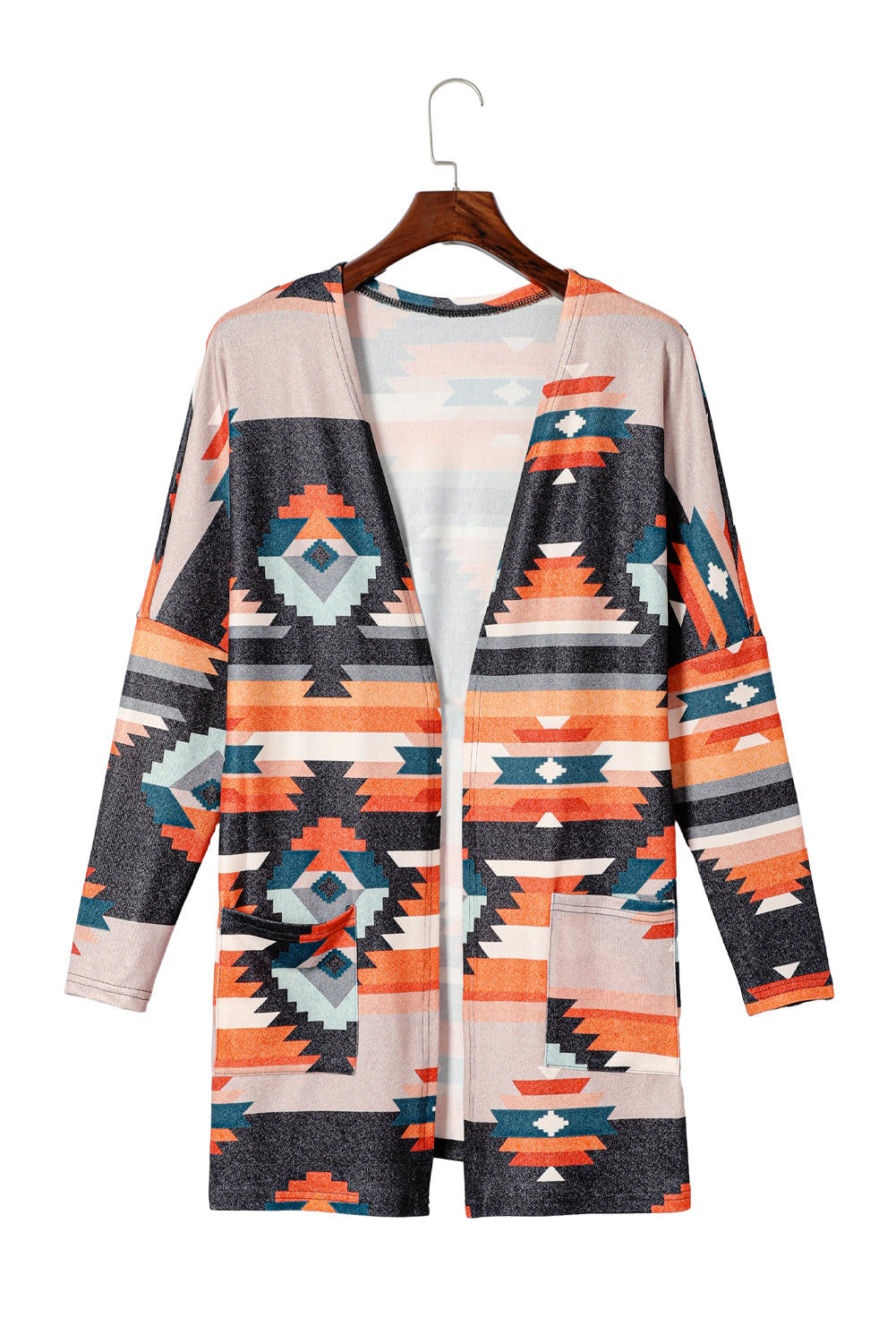 Tangier Sunset Tribal Print Cardigan