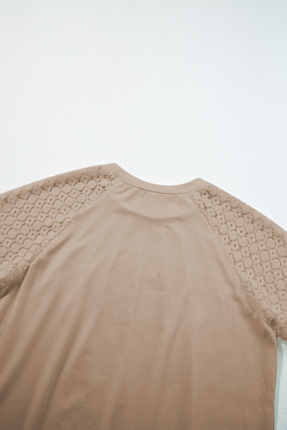 Beirut Serenity - Khaki Lace Raglan Sleeve Tee