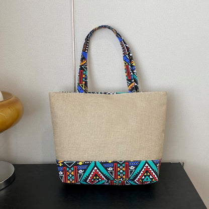 Moroccan Geometric Medium Tote Bag