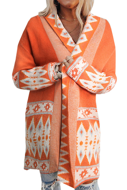 Marrakech Sky - Open Front Knitted Cardigan