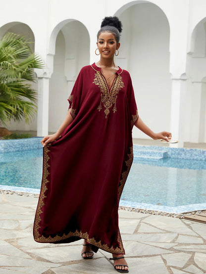 Saharan Sands Embroidered Kaftan : Mauritanian Mir. 2