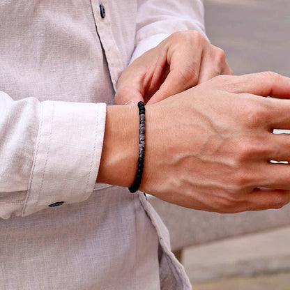 Emperor Onyx Bracelet: Minimalist Elegance