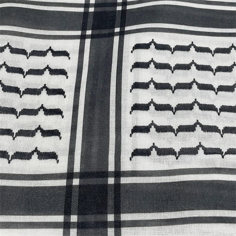 Palestinian Solidarity Kufeyeh (Keffiyeh) - Bold Print Edition