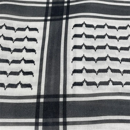 Palestinian Solidarity Kufeyeh (Keffiyeh) - Bold Print Edition