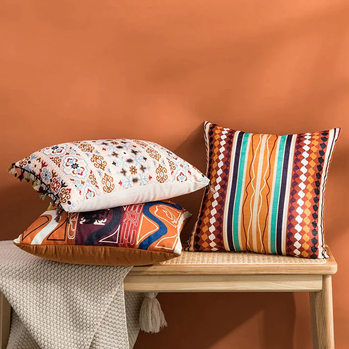 Majestic Moroccan: Elegant Comfort (Full Set - 5 cushions)