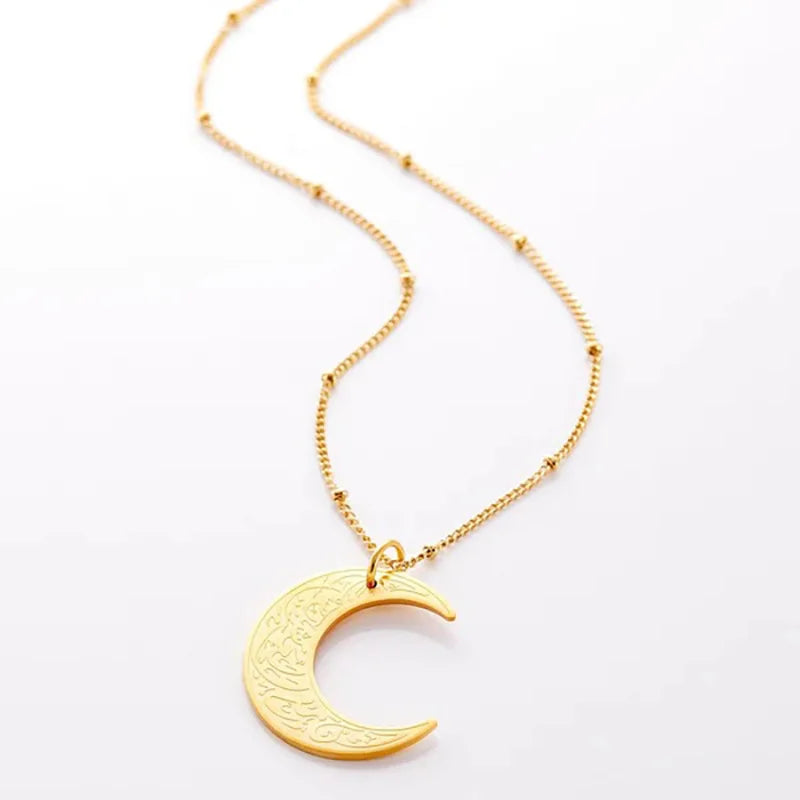 Hilal of Ease | Quranic Pendant Necklace