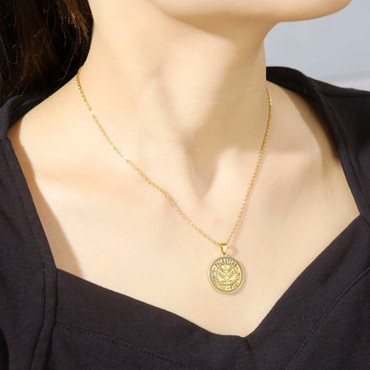 Timeless Treasures Pendant Necklace - Palestinian Vintage Coins Edition