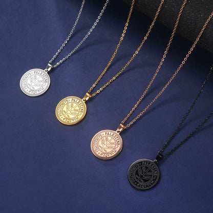 Timeless Treasures Pendant Necklace - Palestinian Vintage Coins Edition