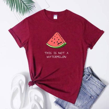 This is not a watermelon - Short Sleeve Tee (Palestine Solidarity)