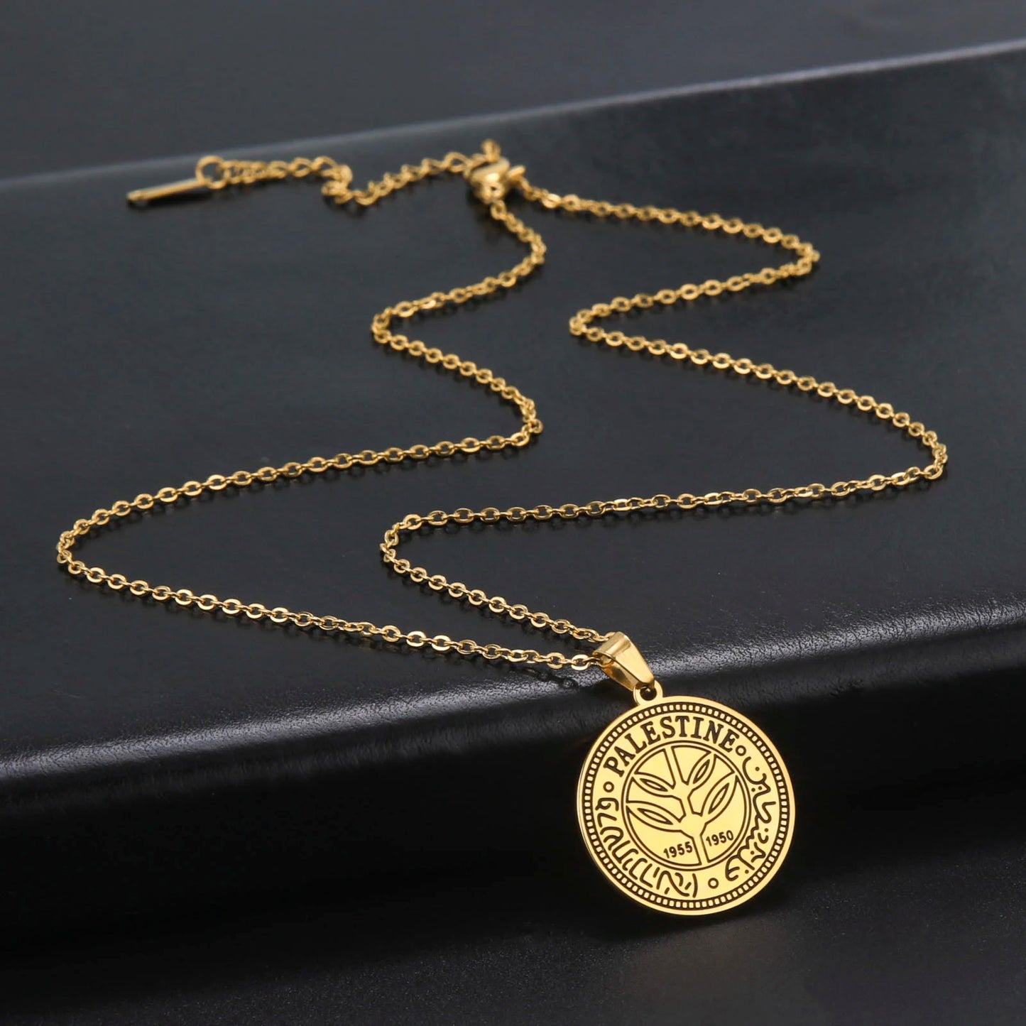 Timeless Treasures Pendant Necklace - Palestinian Vintage Coins Edition