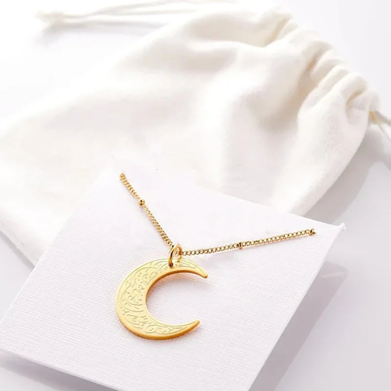 Hilal of Ease | Quranic Pendant Necklace