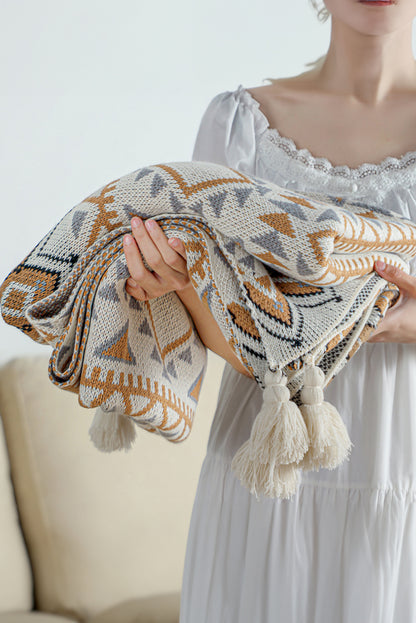 Petra Weave — Tassel Throw