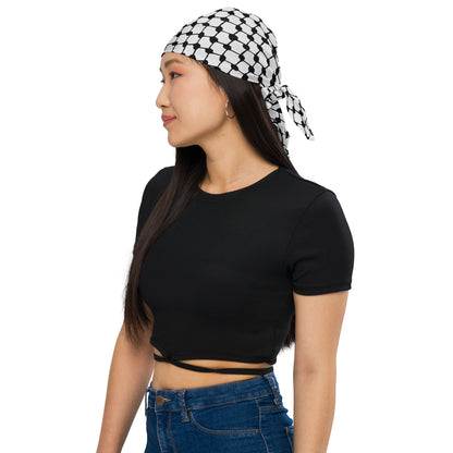 Kufeyeh Inspired Bandana - Stylish Statement (Palestinian Keffiyeh)