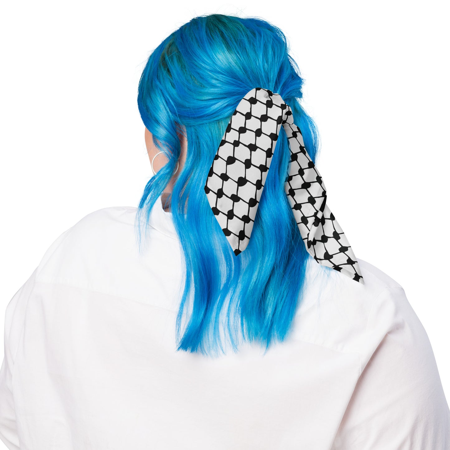 Kufeyeh Inspired Bandana - Stylish Statement (Palestinian Keffiyeh)