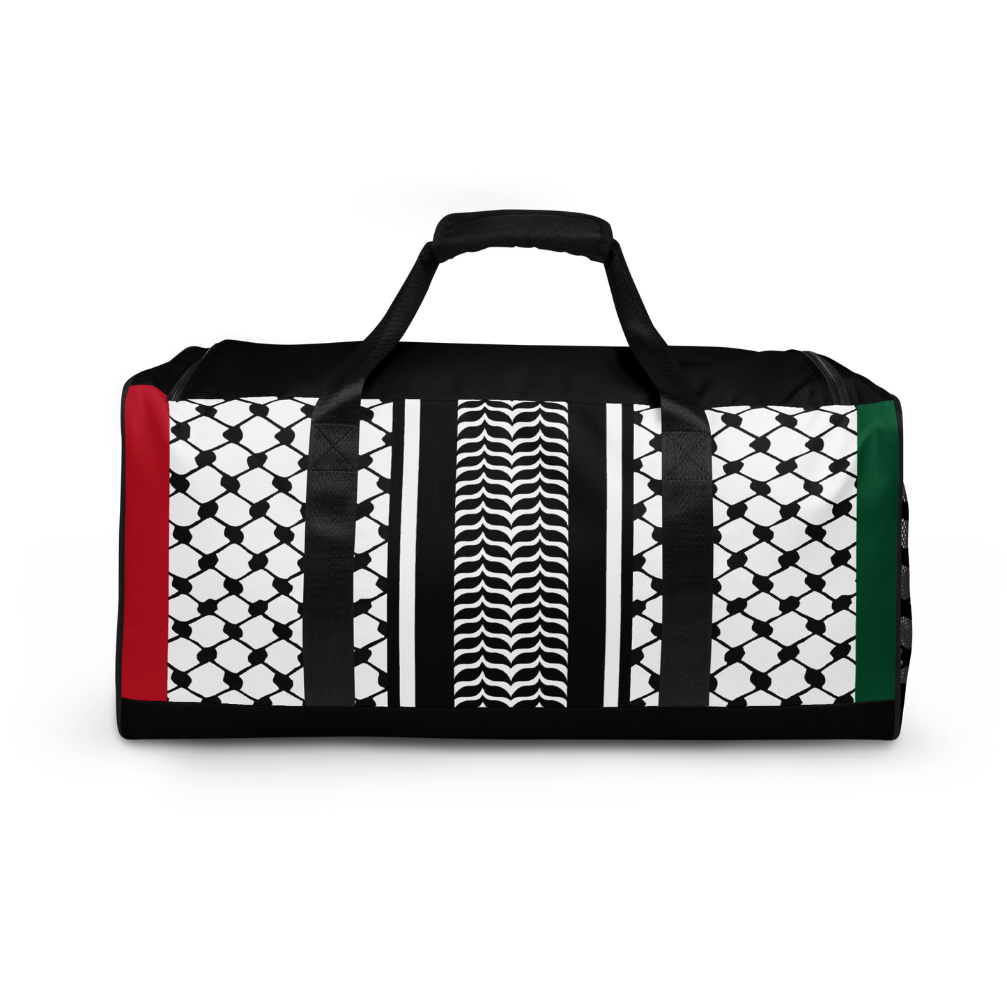 Palestinian Keffiyeh Premium Duffle Bag – Solidarity Edition