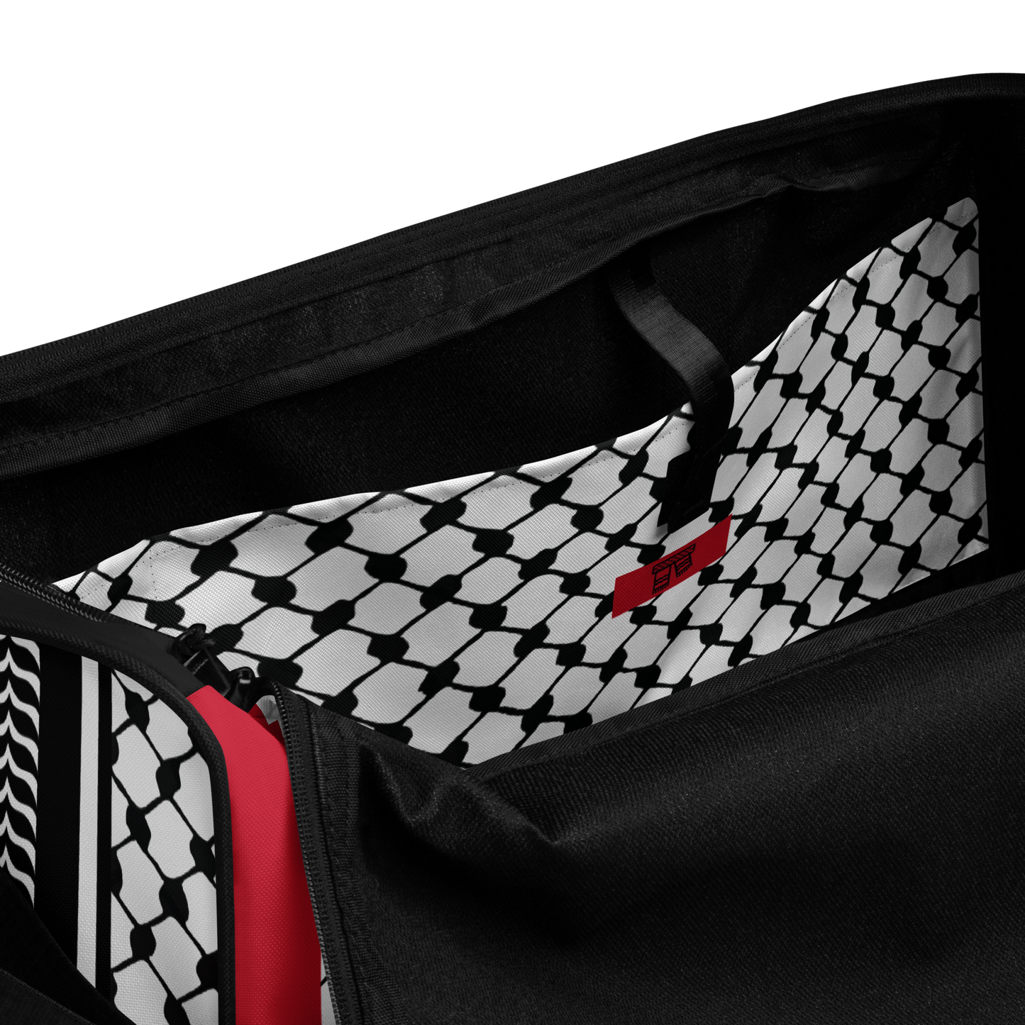 Palestinian Keffiyeh Premium Duffle Bag – Solidarity Edition