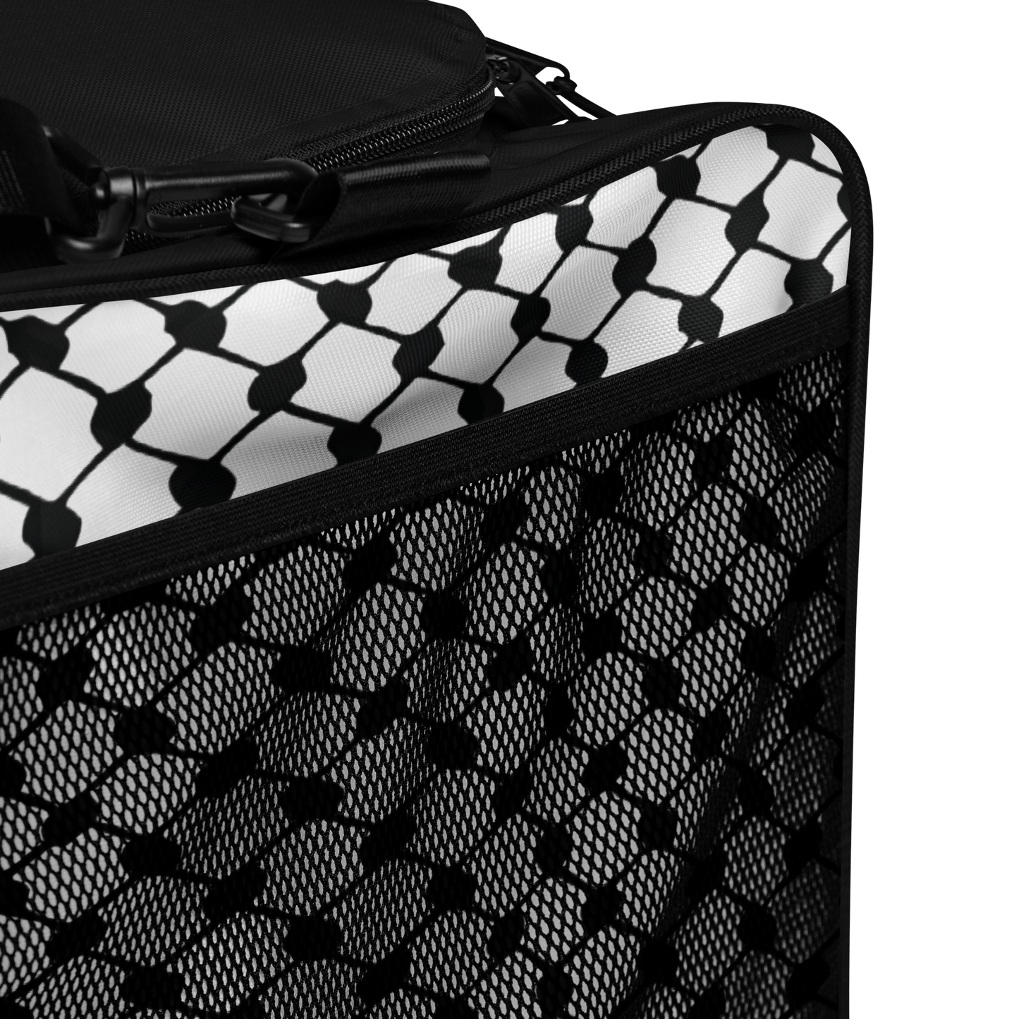 Palestinian Keffiyeh Premium Duffle Bag – Solidarity Edition