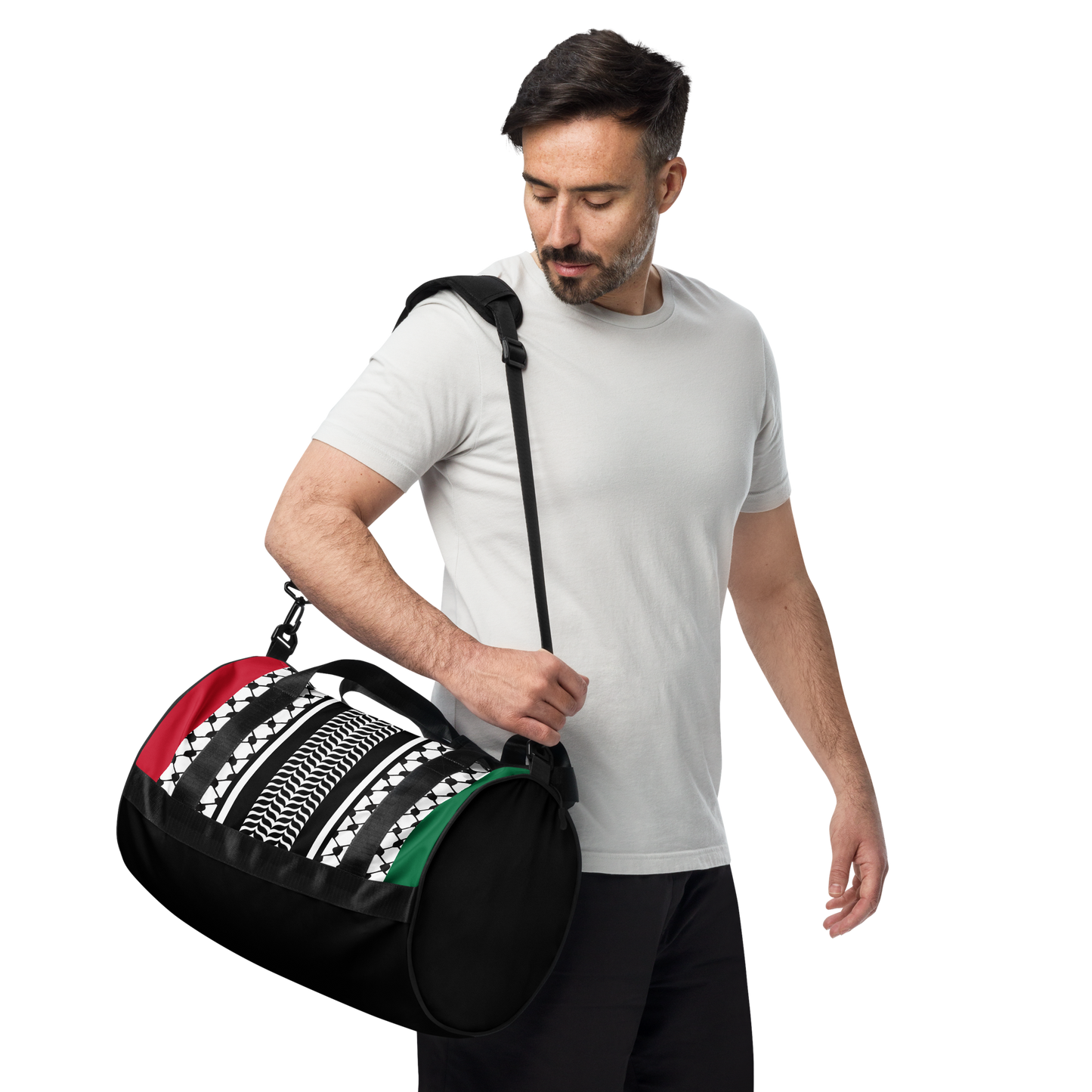 Palestinian Keffiyeh Gym Bag – Empowerment Edition