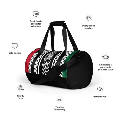 Palestinian Keffiyeh Gym Bag – Empowerment Edition