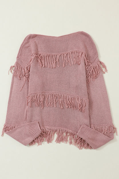 Nomadic Sands Tasseled Knitted Sweater