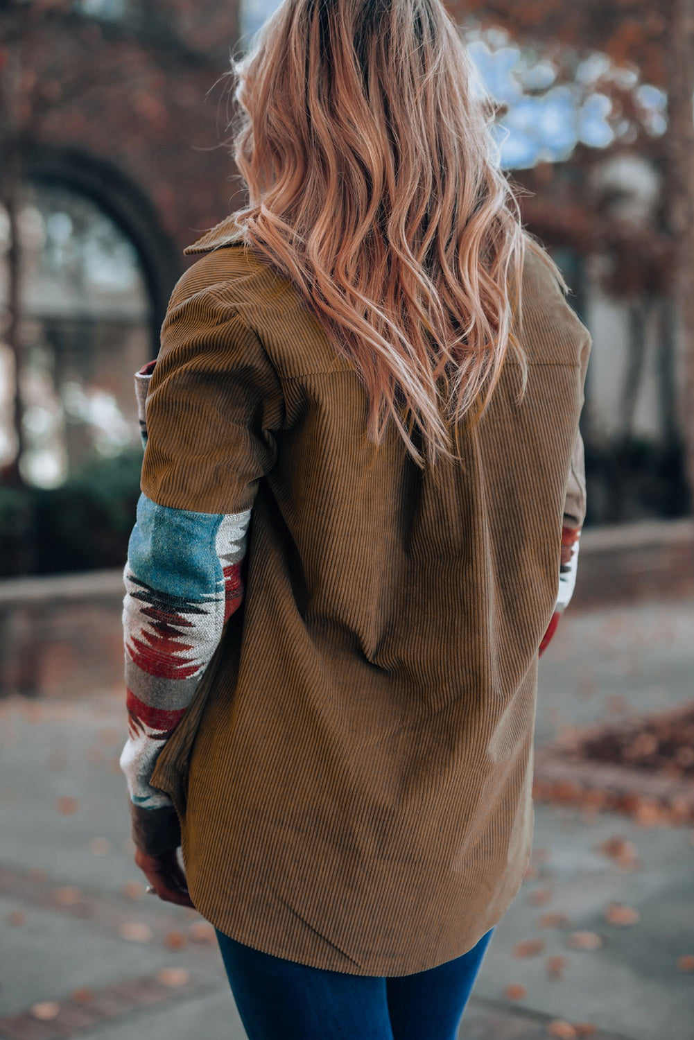 Khaki Nomad - Corduroy Shacket