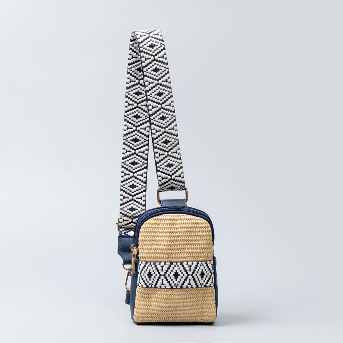 Madaba Mélange - Straw Braided Crossbody Bag