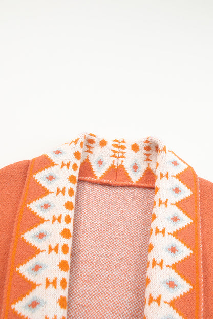 Marrakech Sky - Open Front Knitted Cardigan