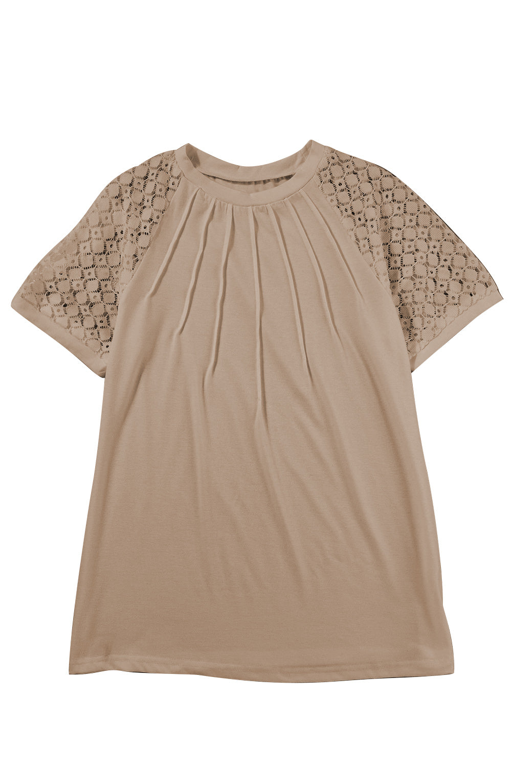 Beirut Serenity - Khaki Lace Raglan Sleeve Tee