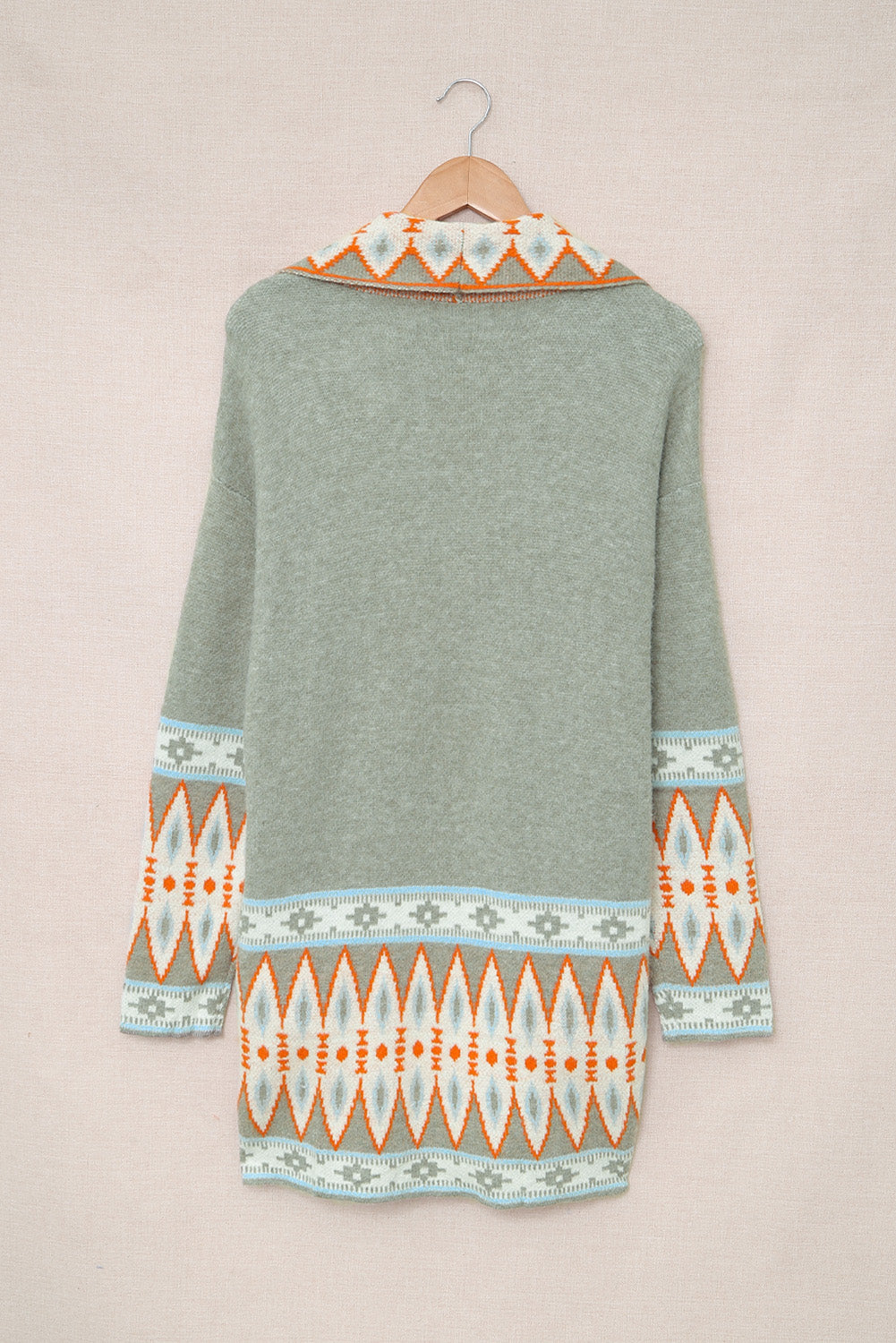 Marrakech Sky - Open Front Knitted Cardigan