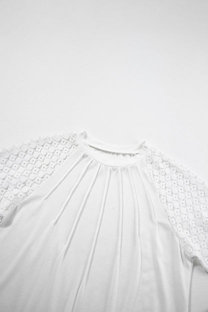 Amman Ease — Lace Sleeve Tee