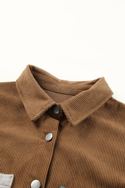 Khaki Nomad - Corduroy Shacket