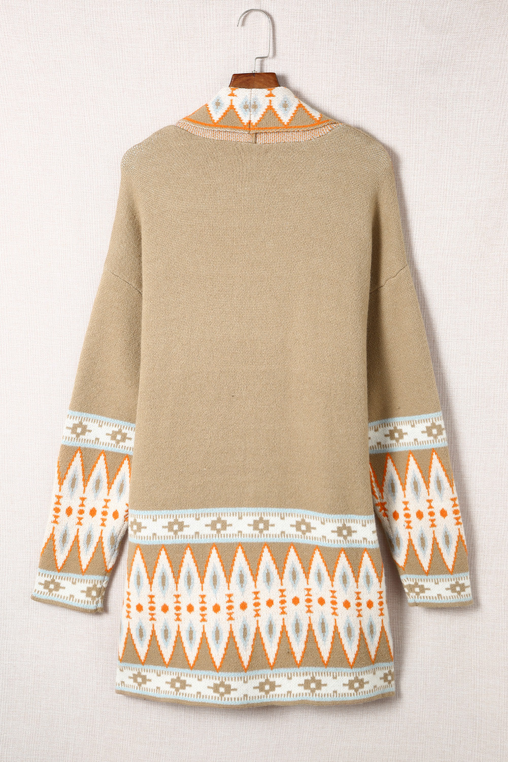 Marrakech Sky - Open Front Knitted Cardigan